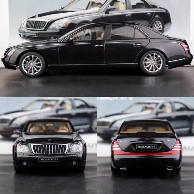 SUPER RARE* 1/18 Autoart 2005 Maybach 57 S Black | eBay