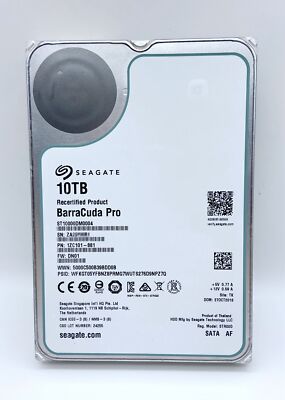 Seagate ST10000DM0004 BarraCuda Pro SATA 10TB 3.5” 256MB 7200RPM