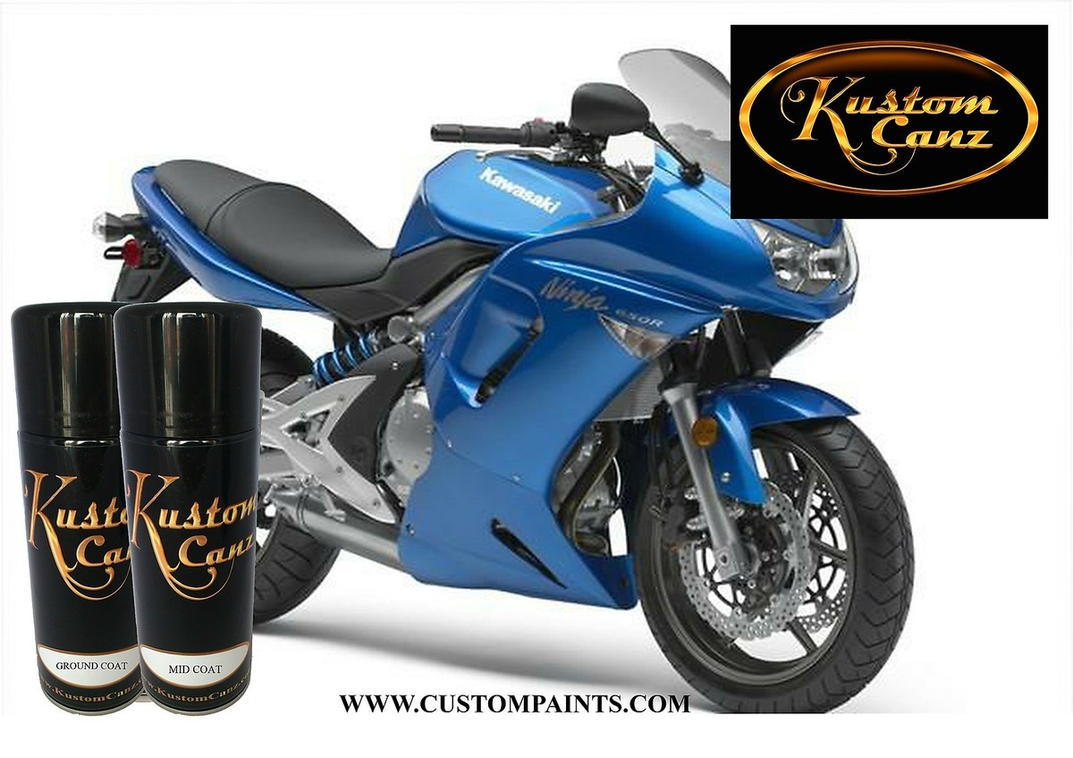 KAWASAKI - CANDY PLASMA BLUE 12oz AEROSOL CAN. MOTORCYCLE