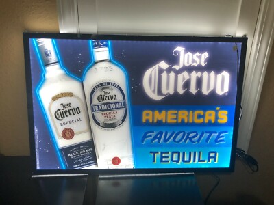 JOSE CUERVO TEQUILA LED BAR SIGN MAN CAVE GARAGE DECOR LIGHT UP