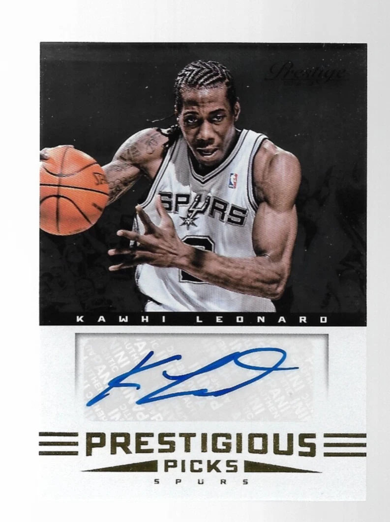 Kawhi Leonard Basketball Autographed Sports Trading Cards