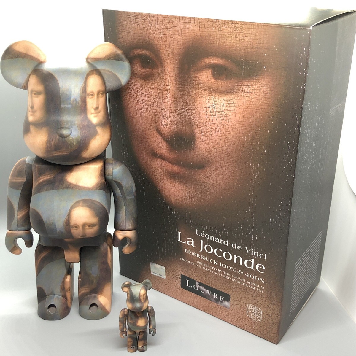 BE@RBRICK Mona Lisa 100%&400%
