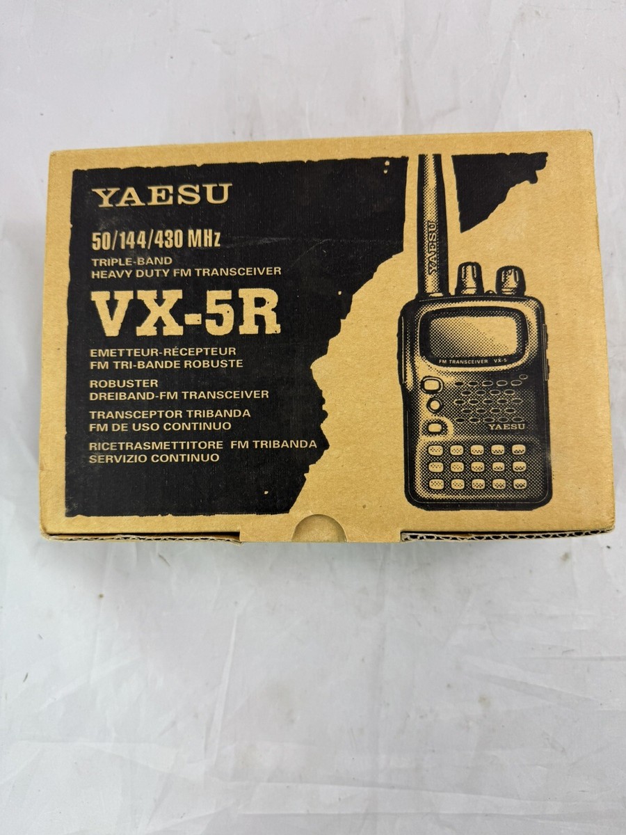 Yaesu VX-5R Triple-Band Heavy Duty FM Transceiver (1123) | eBay