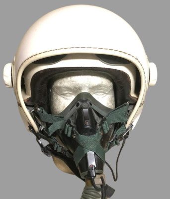 German Air Force GUENEAU TYPE 458 Flight Helmet & MBU-5/P 1990s