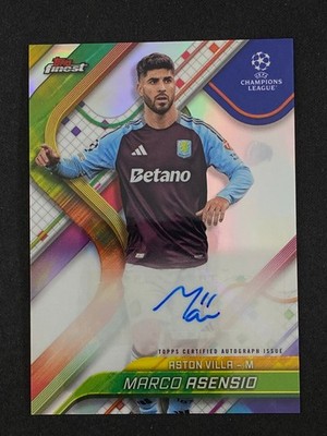 Marco Asensio 2024-25 Topps Finest UEFA Refractor Auto #BA-MA | eBay