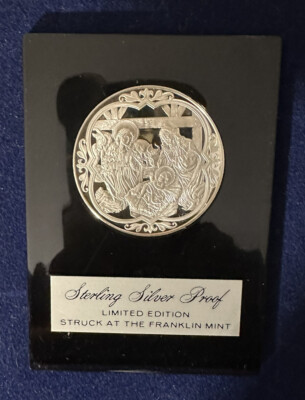 FRANKLIN MINT 銀貨 Franklin Mint フランスの 銀貨 de la Croix