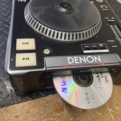 DENON DN-S3000 Digital Turntable CDJ Table Top DJ CD MP3 BlacK