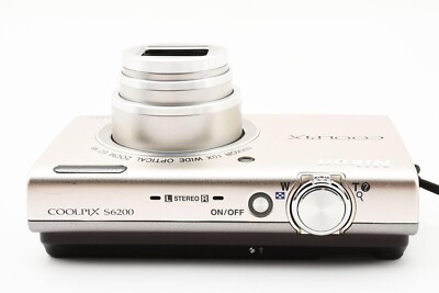 Nikon Coolpix S6200 digital camera W/Battery, Charger Silver | eBay