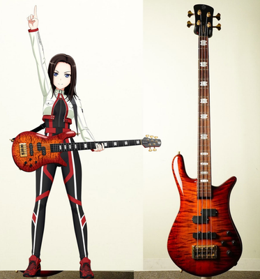 Spector BanG! Dream EURO4 LX RAISE A SUILEN LAYER Twilight Amber