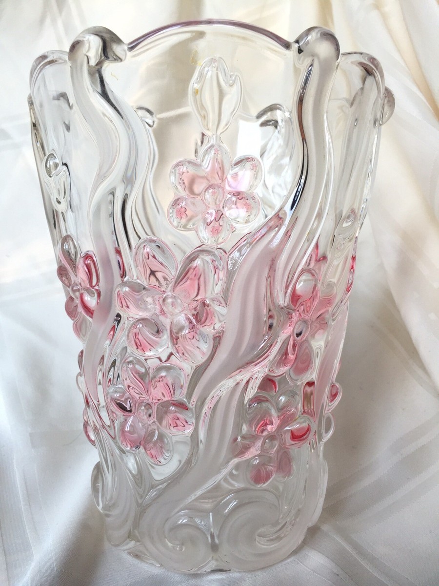 工芸品 Multi Glass Flower Vase (Pink) 工芸品 Multi Glass Flower