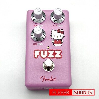 Fender Hello Kitty Fuzz Pink Guitar Effect Pedal Fender x Hello