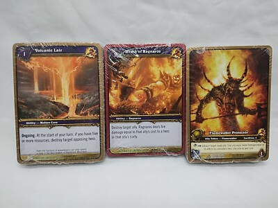3) Packs Of Wow TCG Molten Core Raid Cards | eBay