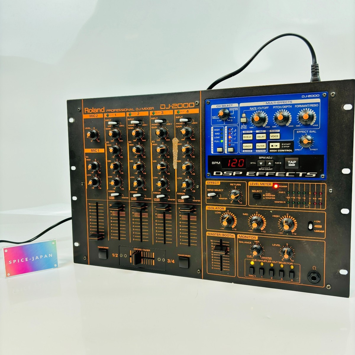 ジャンク Roland DJ-2000 4ch DJミキサー 通電確認済み - メルカリ