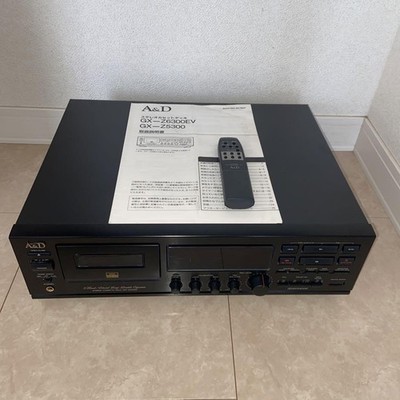 A&D GX-Z5300 3-Head Cassette Deck Japan Made Working Akai Remote
