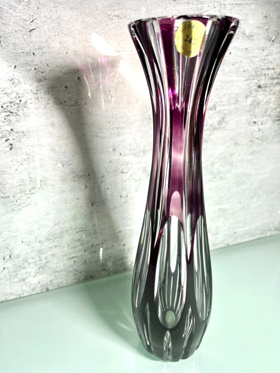 花瓶 ドイツ hamburg Echt Bleikristall 花瓶 ドイツ hamburg Echt