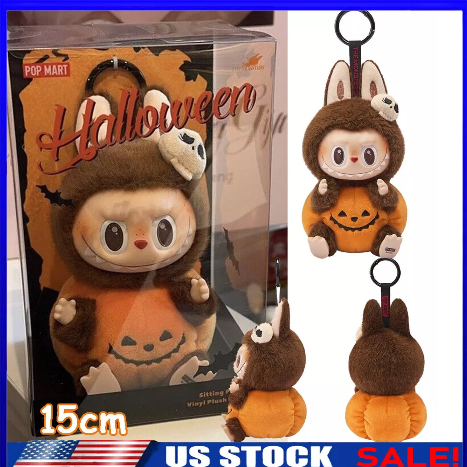 Labubu Happy Halloween Partyシリーズぬいぐるみ X2