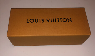 Authentic LOUIS VUITTON LV Magnetic Empty Orange Gift Box 10 1/4