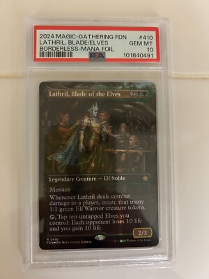 Lathril, Blade of the Elves (Borderless) (Mana Foil) Foundations