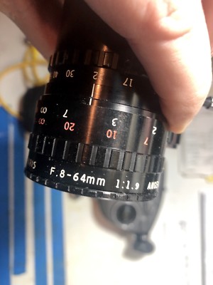 Beaulieu S2008 Super8MM camera with P. Angenieux 8-64mm 1.9 Lens