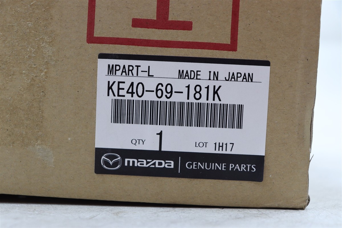 NEW OEM Mazda Driver Side Door Mirror Body w/ Blind Spot KE40-69