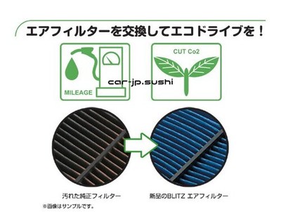 Blitz 59540 OEM Drop In Replacement- Air Cleaner SUS Filter LM SS