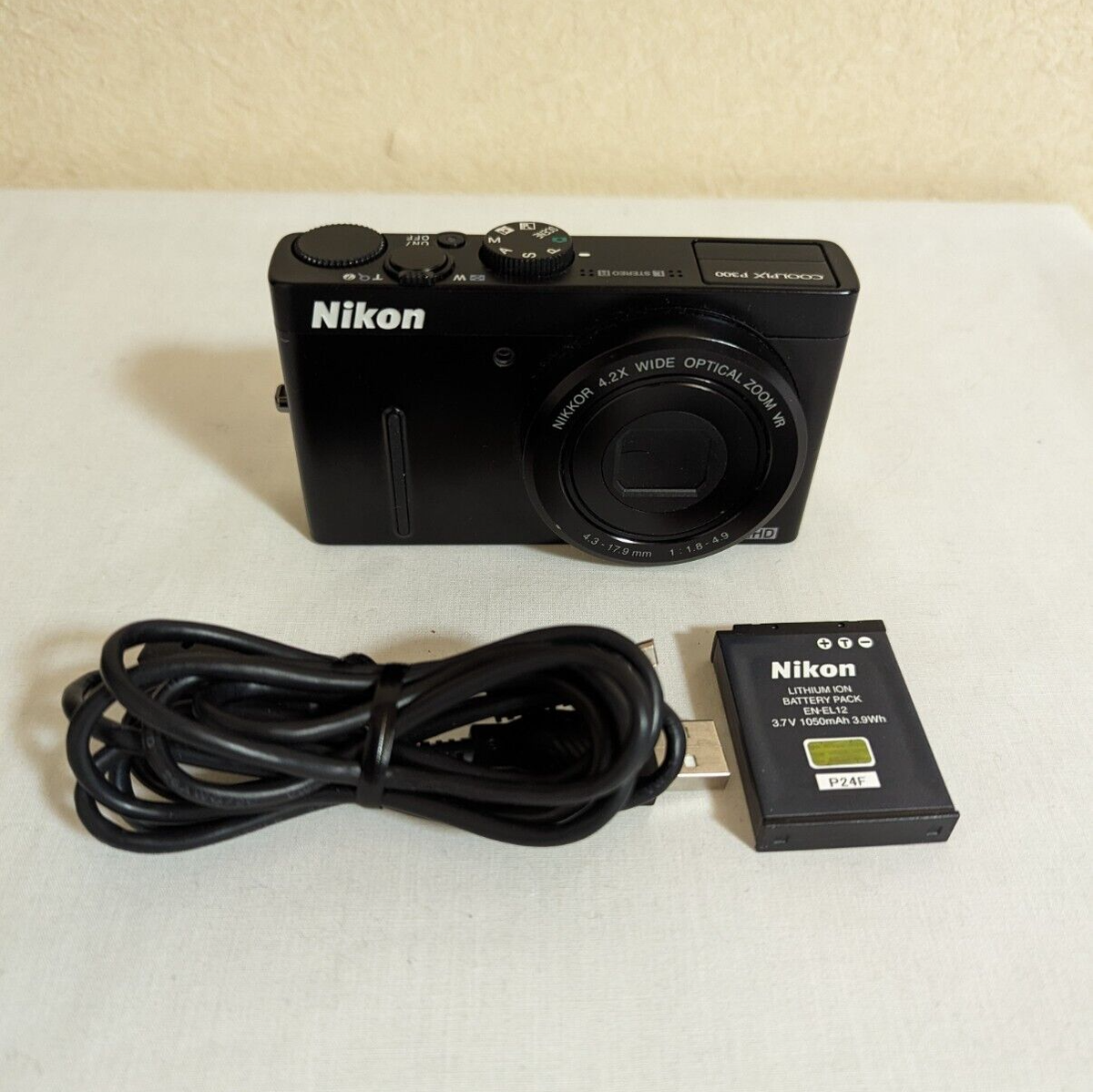 Nikon Digital Camera COOLPIX P Series P300 Black 4x 12.2MP Digital