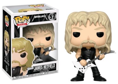 FUNKO POP ROCKS METALLICA #57 JAMES HETFIELD VAULTED VINYL FIGURE