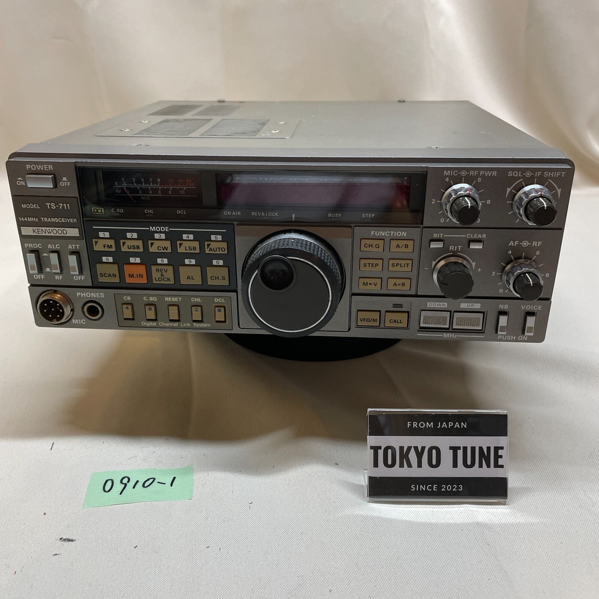 Kenwood TS-711 10W 144MHz 2m Allmode Transceiver w/Cable Used As