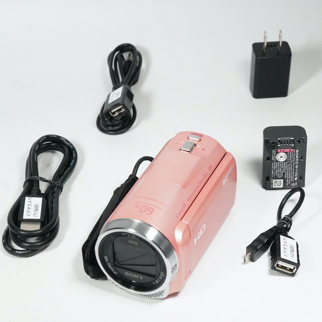 SONY Handycam HDR-CX675 Pink Camcorder Video Camera Full HD 30x