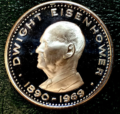 1970 Ras Al-Khaimah 10 Riyal Silver Coin Featuring Dwight