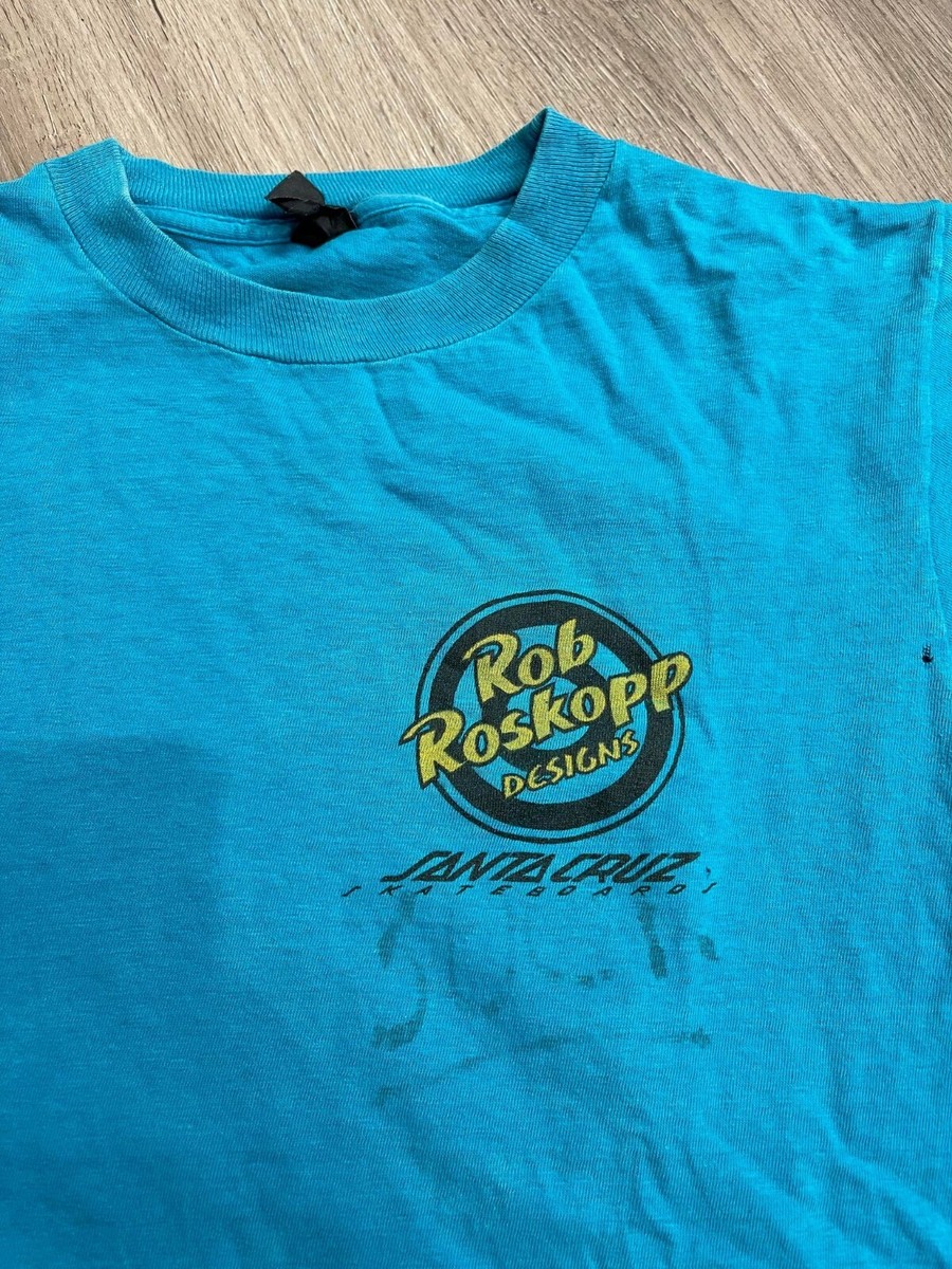 ロブ・ロスコップ Tシャツ 青