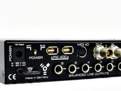 RME Audio Fireface 400 Digital Recording Interface Confirmed