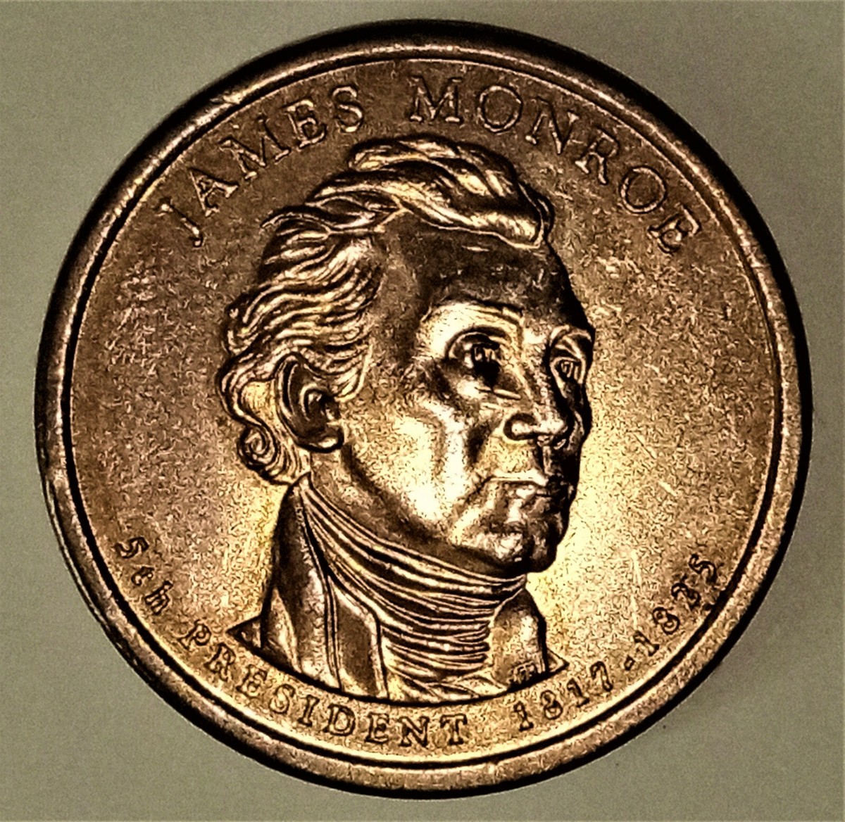 Vintage James Monroe $1 Coin No Date Stamp | eBay