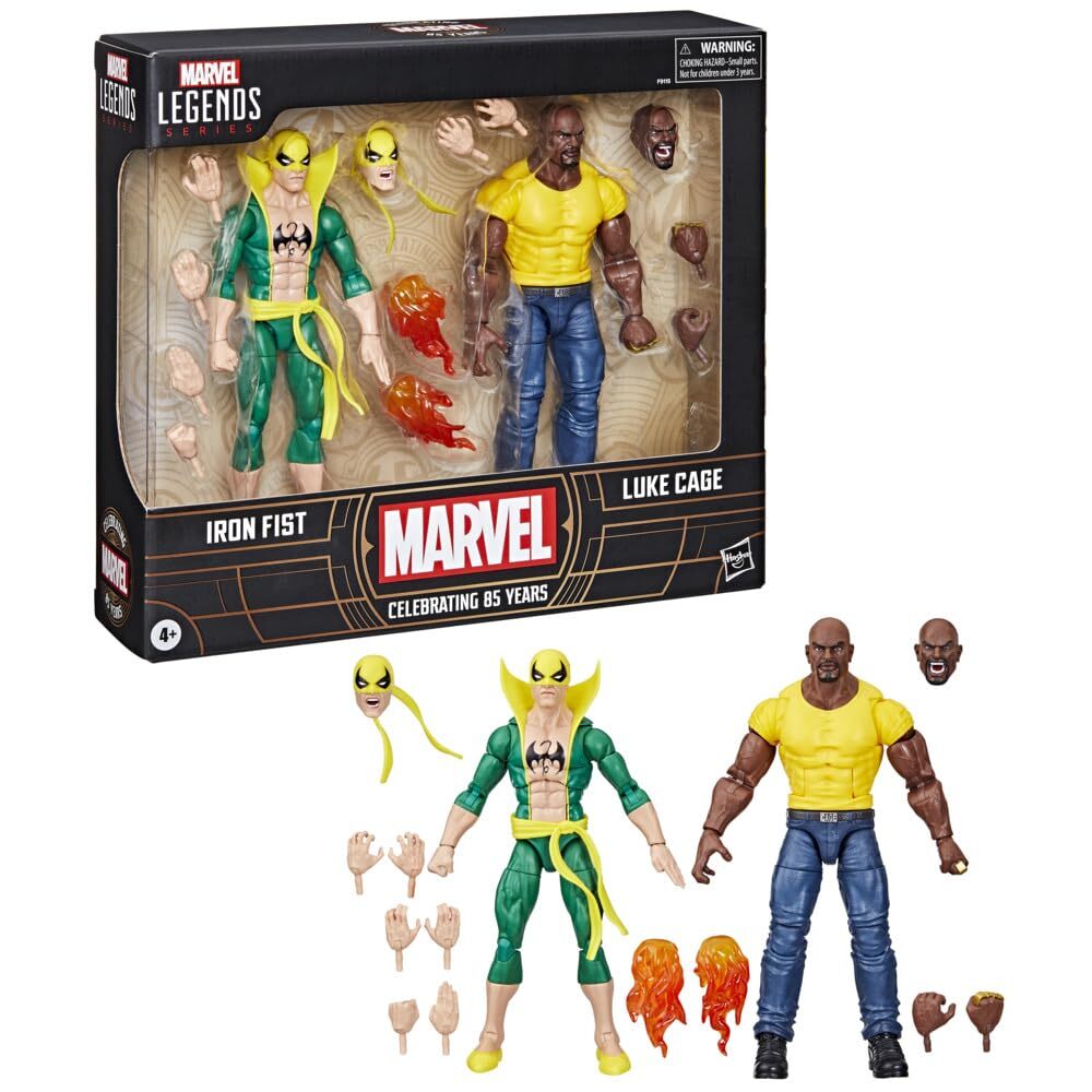 Marvel Legends Series Iron Fist and Luke Cage 85th Anniversary