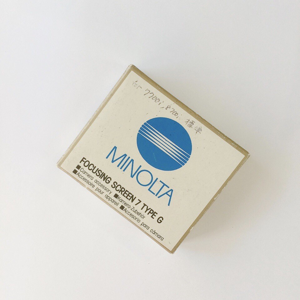 MINOLTA FOCUSING SCREEN 7 TYPE G Full matte standard for α7700i