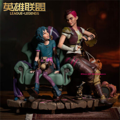 OFFICIAL LOL Arcane League of Legends Vi & Jinx 1/6 Figure Model