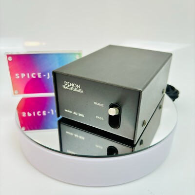 デノン MC(DL-103等)用 昇圧トランス AU-305 パスSWが使い安い デノン