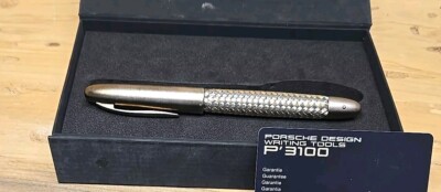 Porsche Design P 3100 Writing Tools Tec Flex Woven Gold/Silver H52