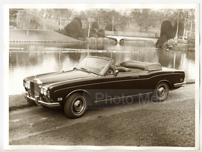 1971 Rolls-Royce Corniche Convertible - Vintage Original Photo | eBay