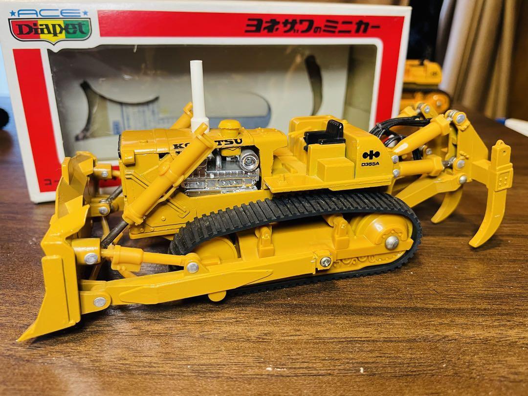 美品 絶版】ダイヤペット コマツブルドーザーマルチリッパ付 D355A