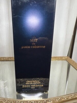 La Nuit Paco Rabanne edp 100 ml. Rare, vintage 1985 original