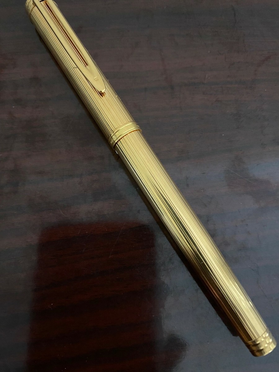 Waterman Ideal Gentleman (State of Qatar) Gold Plated Fountain Pen