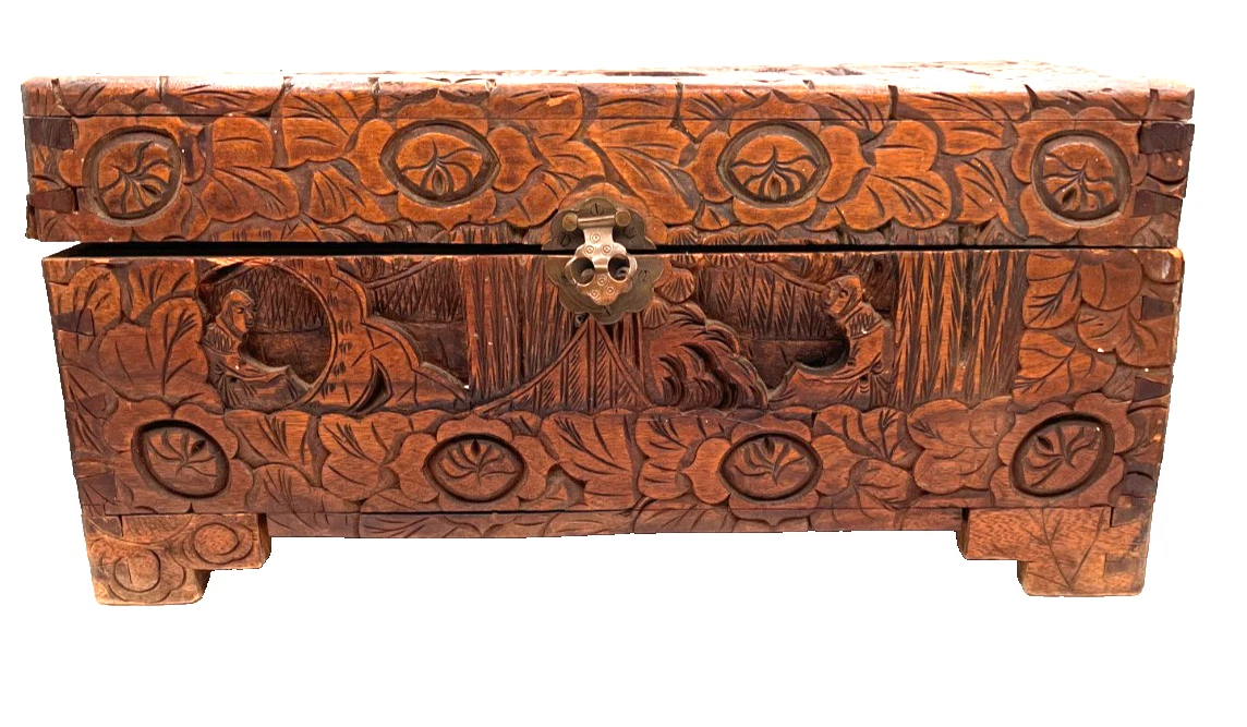 木制古董原始1900-1940 年中国箱子| eBay