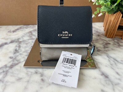 COACH Small Trifold Wallet In Colorblock Signature Canvas C4527 Im