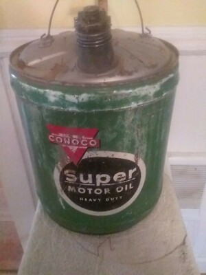 USA ヴィンテージ CONOCO オイル缶 ガロン缶1950's 60's Vintage Rare