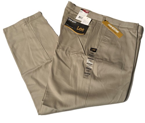 BRIXTON Fleet Relaxed Chino Pants - 31 x32- NEW-Olive Green surf