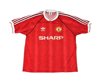 True Vintage 1990/91 Adidas Manchester United Home Jersey Shirt