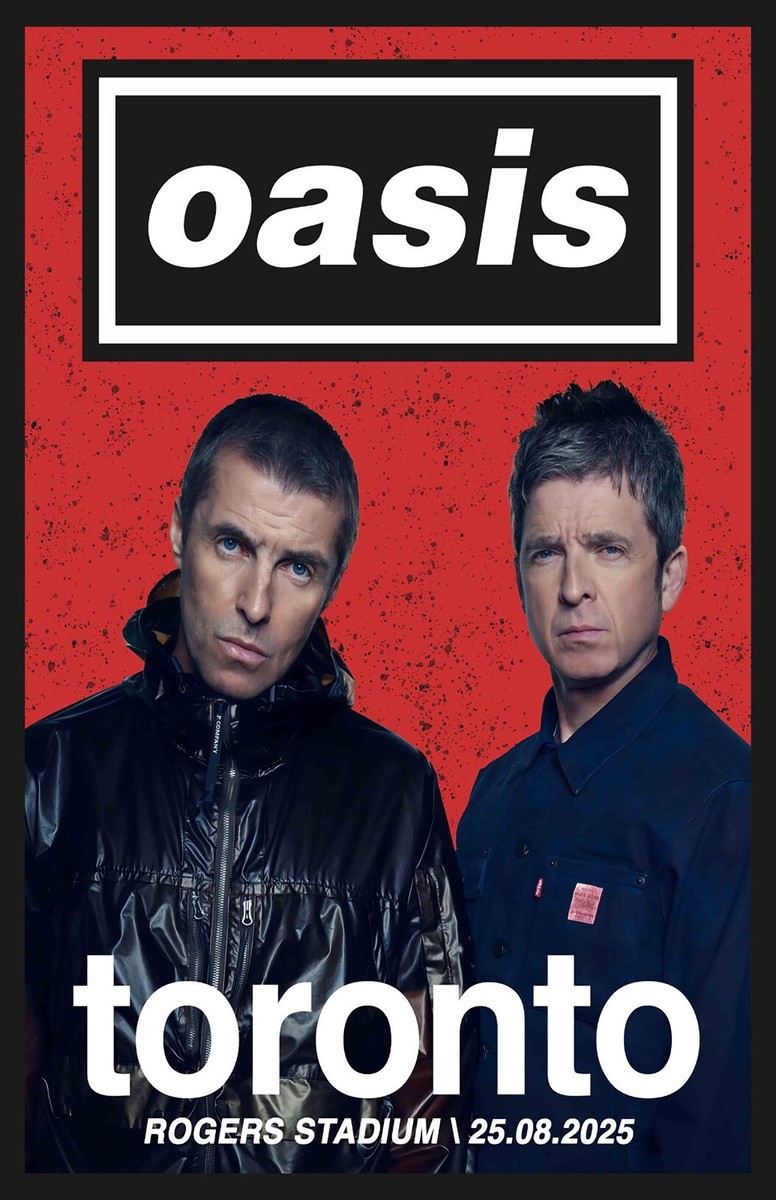 Oasis Live 25 Toronto 2025 Framed Concert Poster | eBay