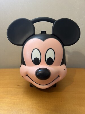 Disney Mickey Mouse Head Lunch Box Kit Aladdin Industries Vintage