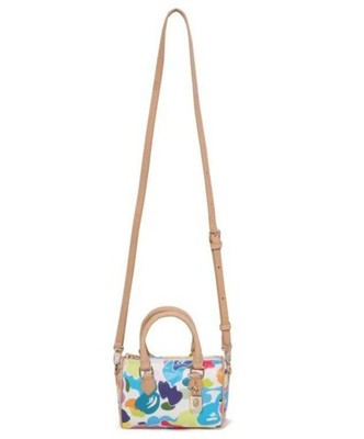 A BATHING APE Women's Multi Camo Mini Shoulder Bag Ladies 1L80-290